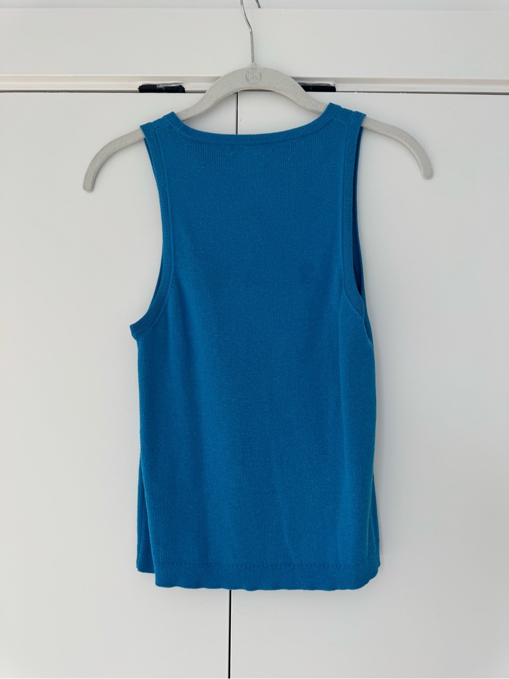 J. Crew Vibrant Blue Ribbed Tank - Picture 2 of 3